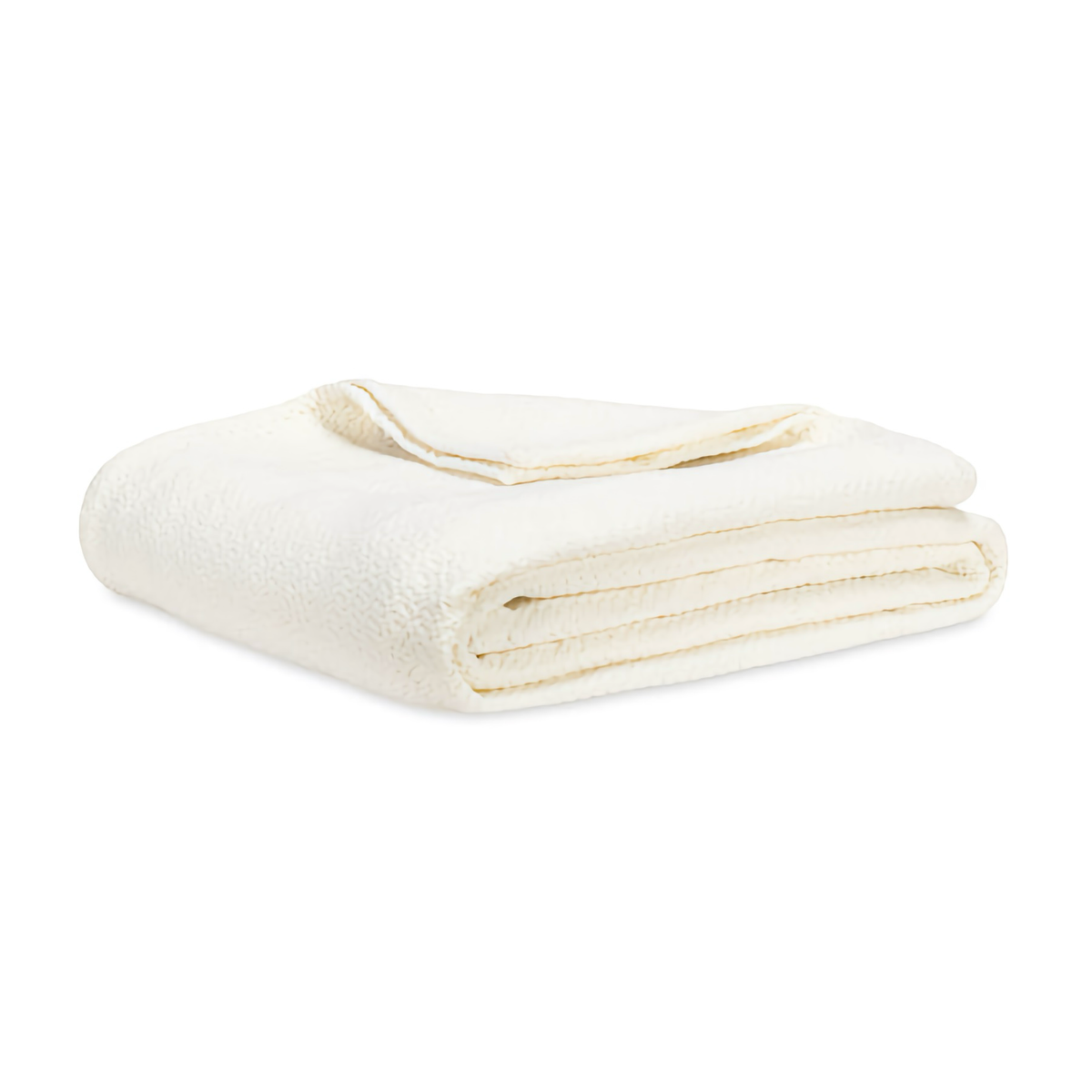 Folded Lands Downunder Hunter Cotton Blanket in Off-White Color