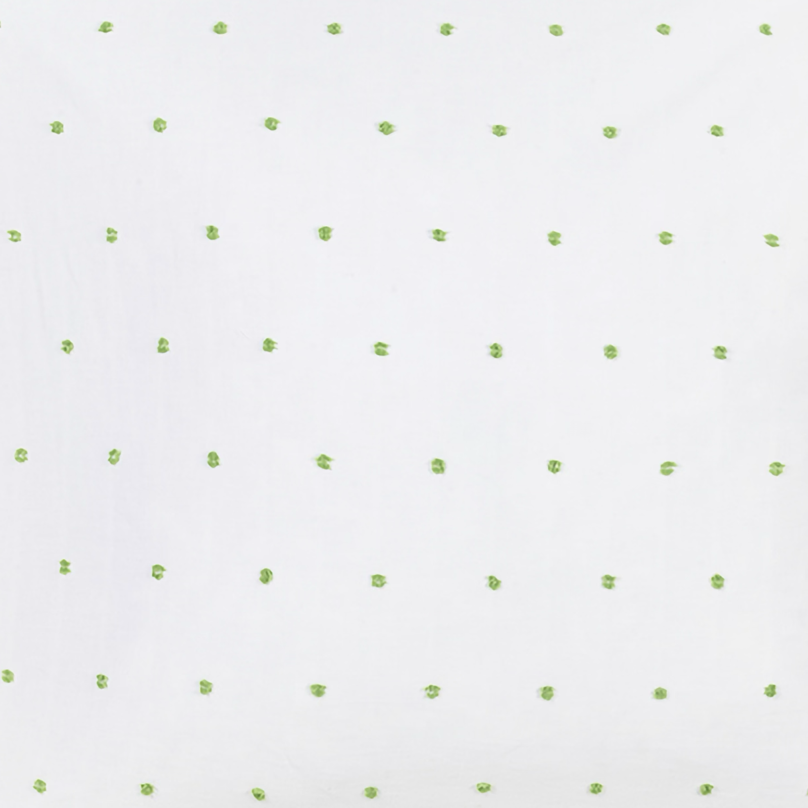 Folded Lands Downunder Island Cotton Coverlet in Grass Color