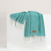 Lands Downunder Italian Herringbone Throw - Blue Spruce featured image