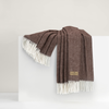 Lands Downunder Italian Herringbone Throw - Chocolate featured image