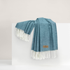 Lands Downunder Italian Herringbone Throw - Lake featured image