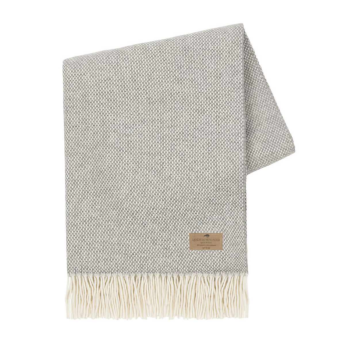 Lands Downunder Juno Cashmere Throw in Light Gray color