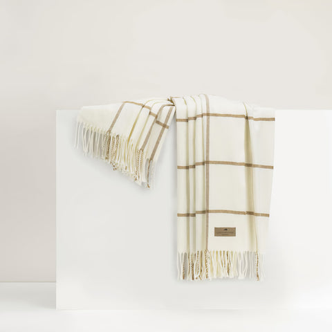 Lands Downunder Lexington Plaid Throw - Caramel featured image
