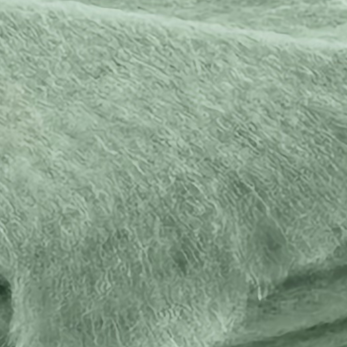 Swatch of Lands Downunder New Zealand Mohair Throw in Sage color