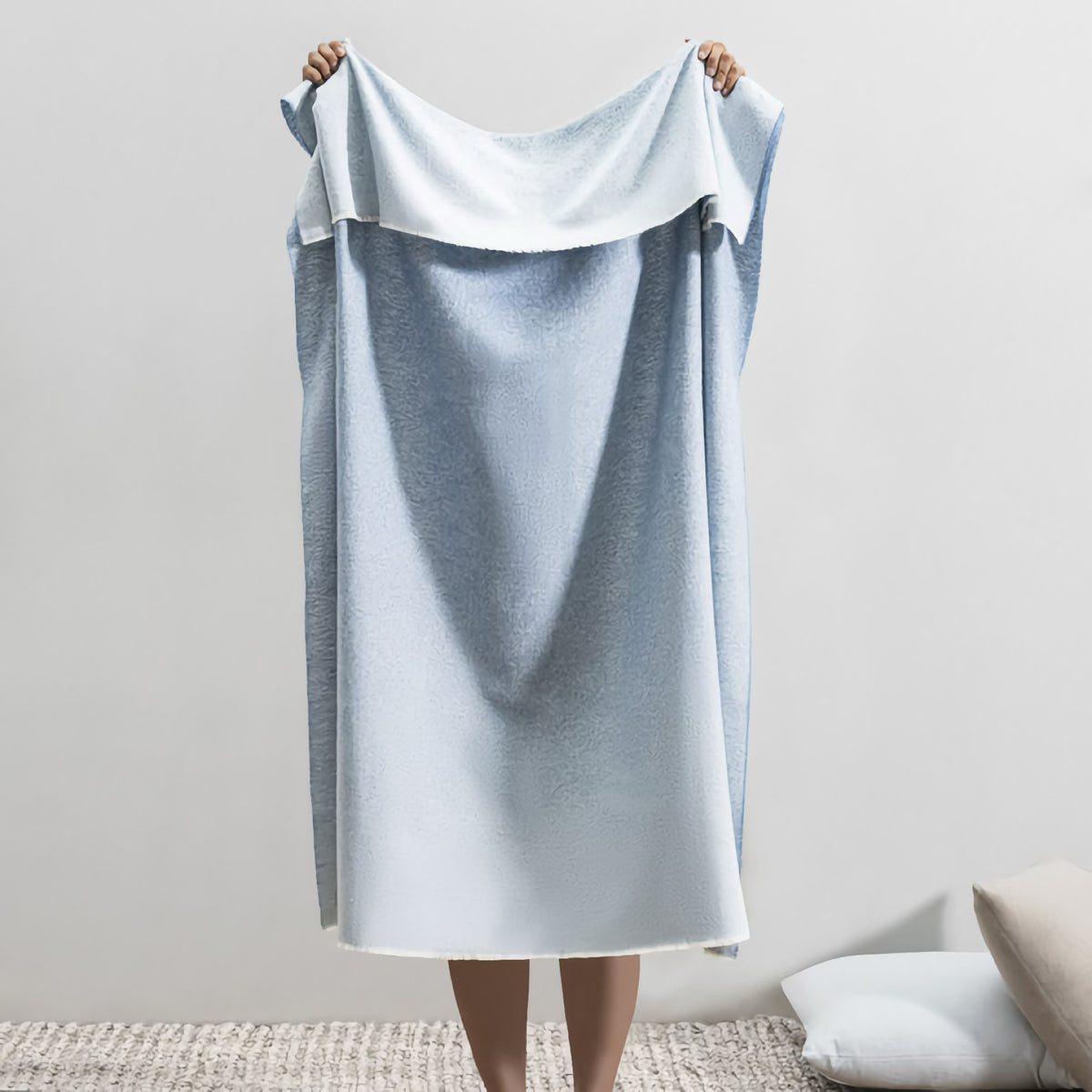 Back of Blue Denim Lands Downunder Sedona Throw
