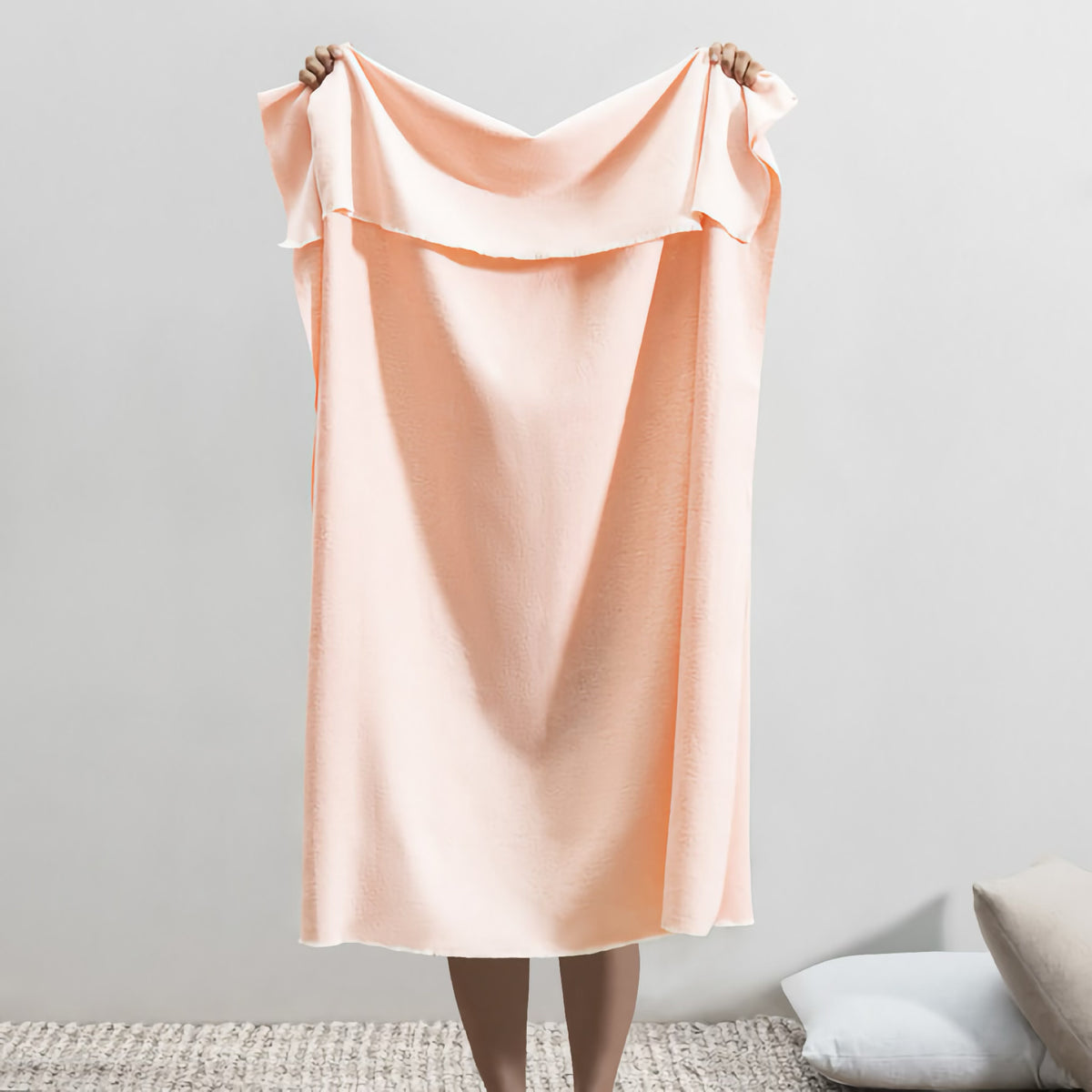 Back of Blush Lands Downunder Sedona Throw