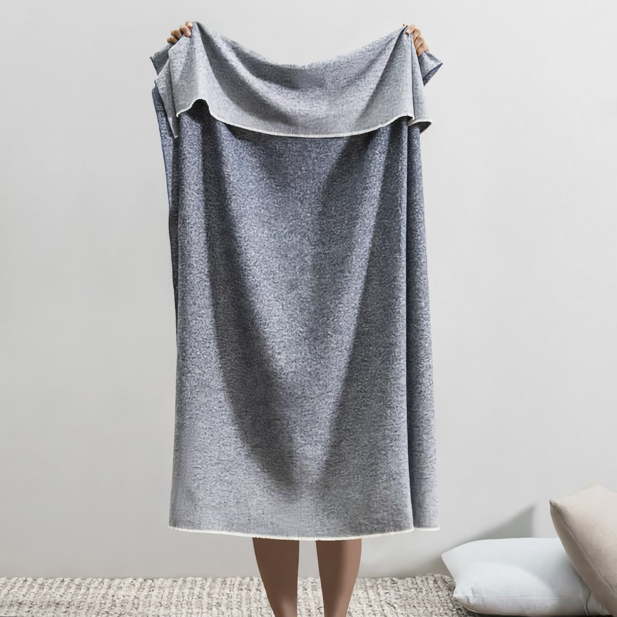 Back of Navy Lands Downunder Sedona Throw