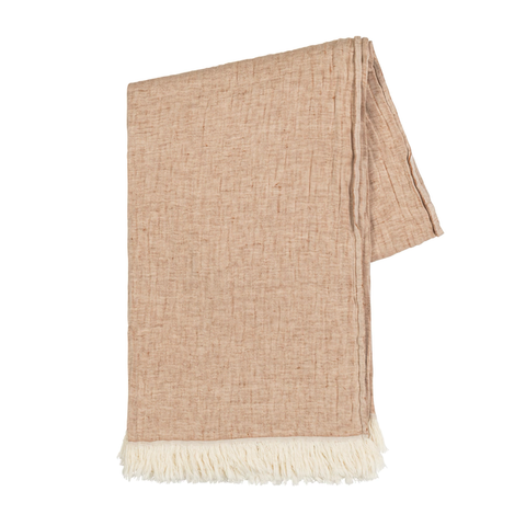 Lands Downunder Soho Cotton/Linen Throw - Rust featured image