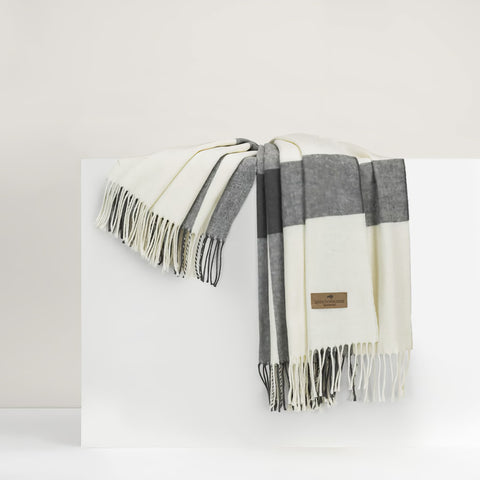 Lands Downunder Wellington Plaid Throw - Charcoal featured image
