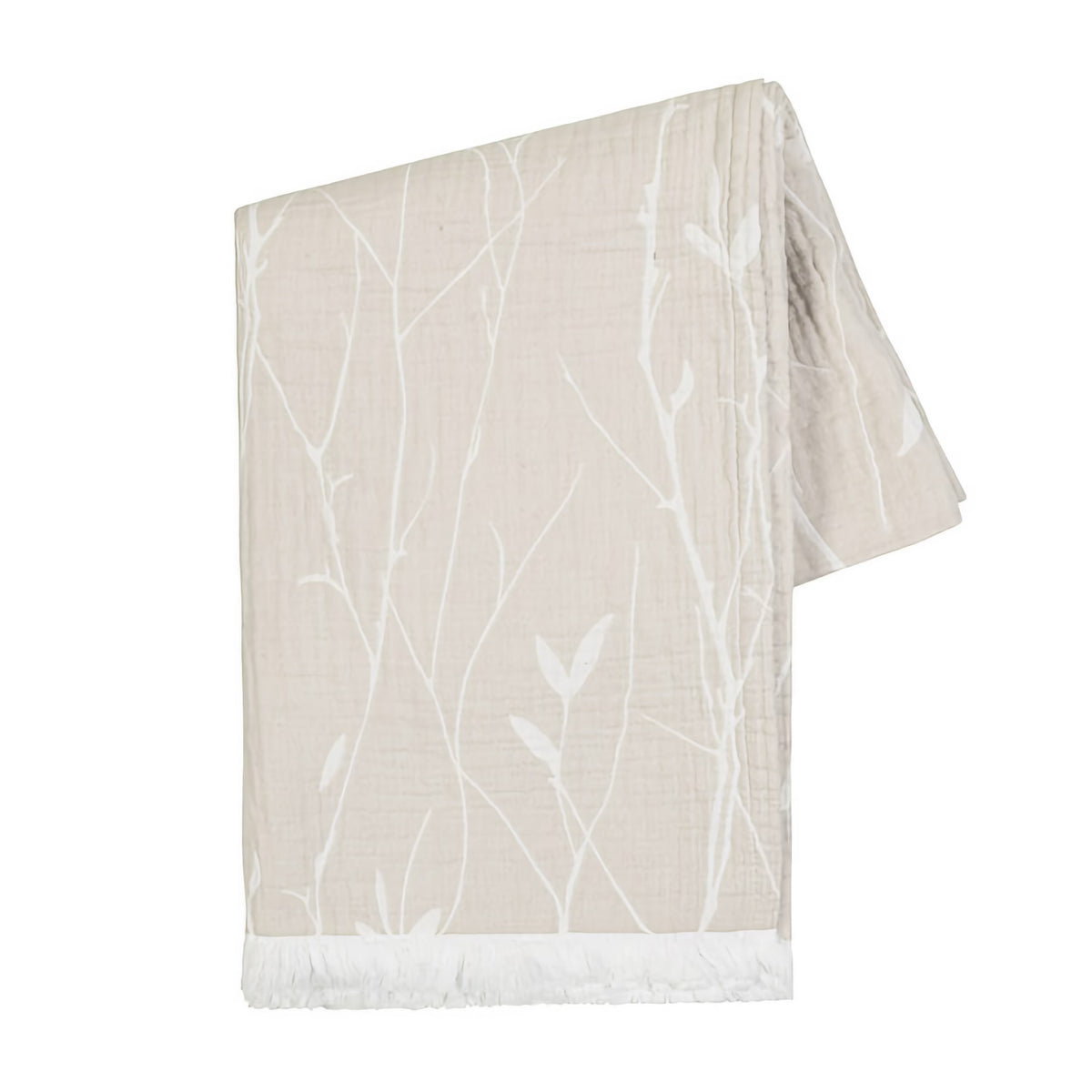 Folded Lands Downunder Willow Throw in Shell color