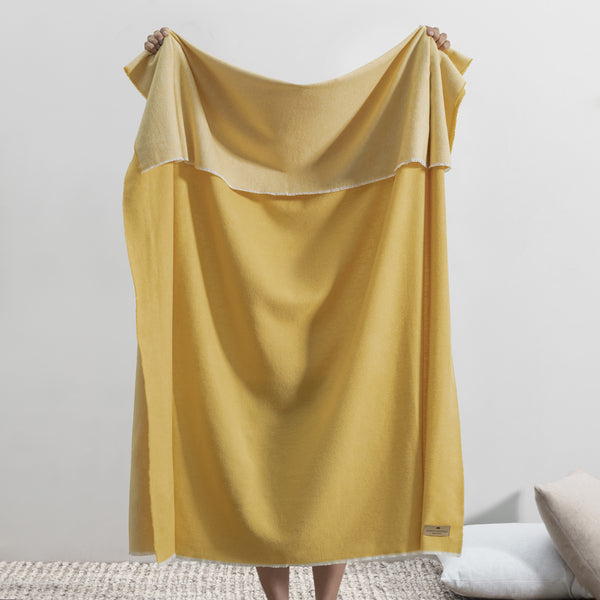 Lands Downunder Aspen Throw - Amber - held image