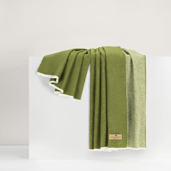 Lands Downunder Aspen Throw - Fern - draped image