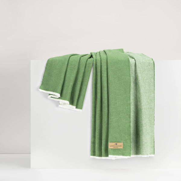 Lands Downunder Aspen Throw - Fern - draped image