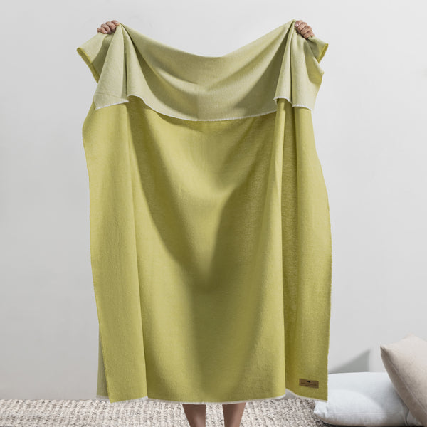 Lands Downunder Aspen Throw - Palm - draped image