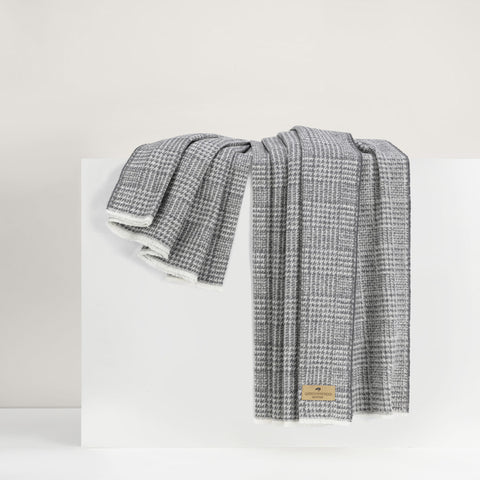 Lands Downunder Sutton Plaid Throw - Charcoal featured image