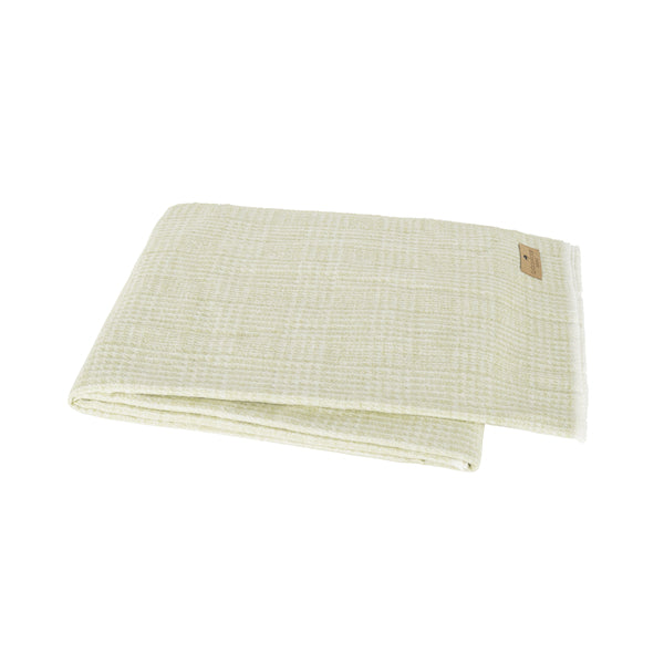 Lands Downunder Sutton Plaid Throw - Sage - silo Image