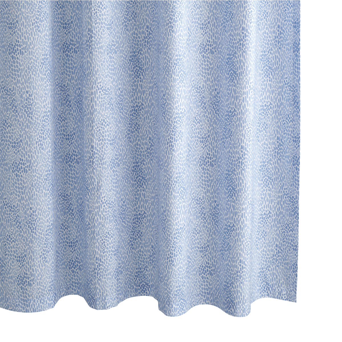 Azure Color Luxury Lulu DK Matouk Nikita Shower Curtain