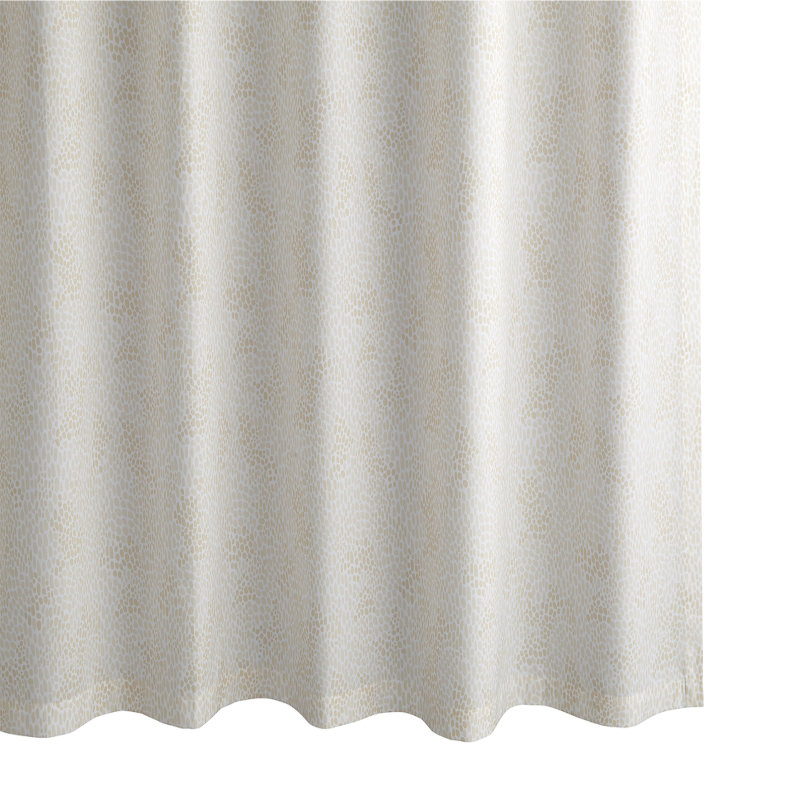 Champagne Color Luxury Lulu DK Matouk Nikita Shower Curtain