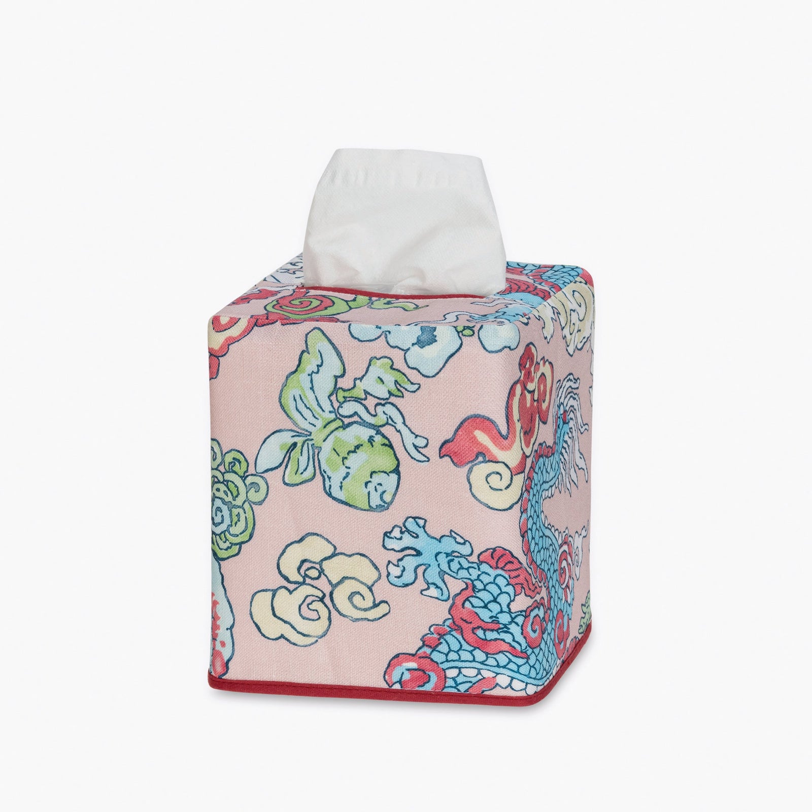 Matouk Magic Mountain Tissue Box Cover In Paradise Silo Image