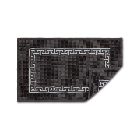 Matouk Adelphi Bath Rugs - Charcoal