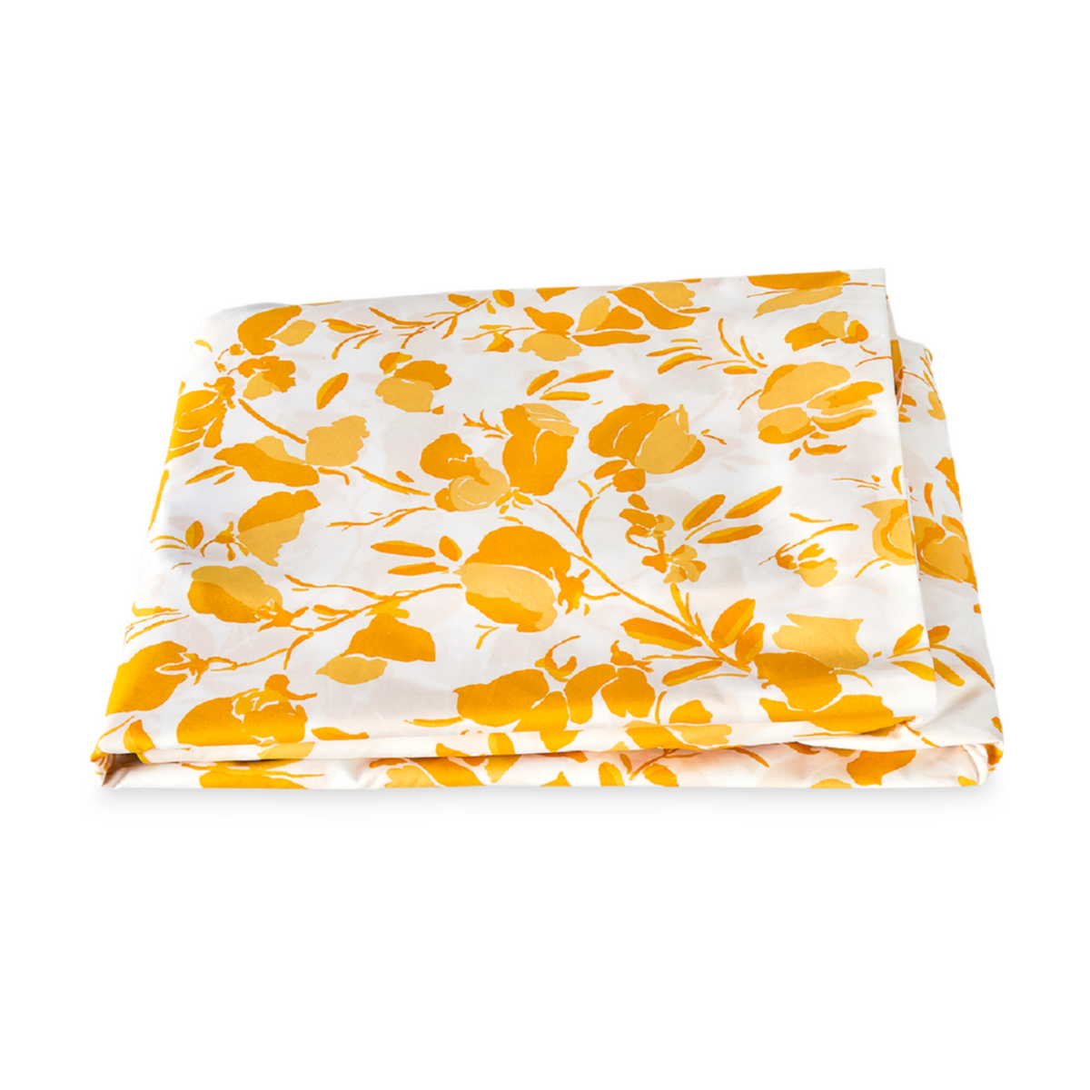 Fitted Sheet of Matouk Alexandra Bedding Goldenrod Color