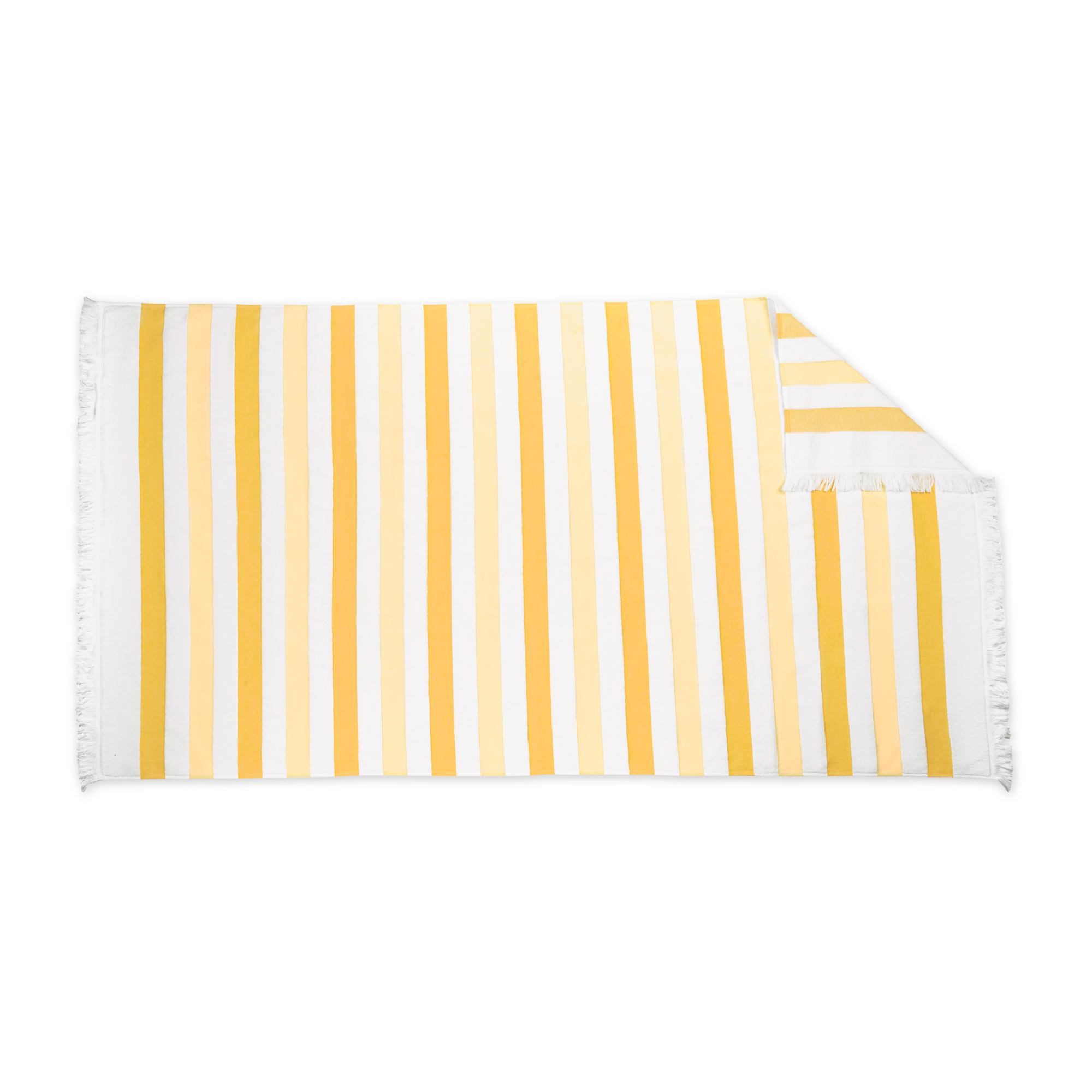 Matouk Amado Pool and Beach Towels in Canary Stripe Color