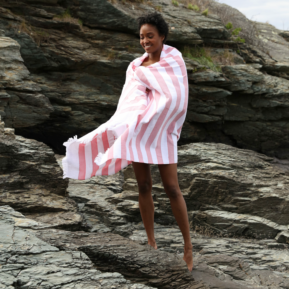 Matouk Amado Pool and Beach Towels Model Candy Stripe