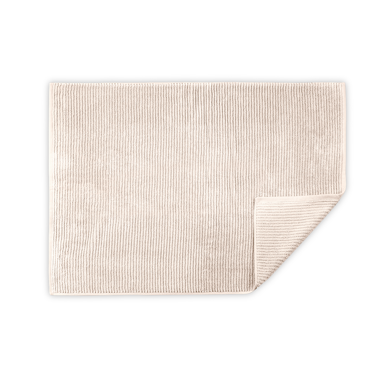 Closeup Image of Matouk Aman Bath Tub Mat in Nude Color