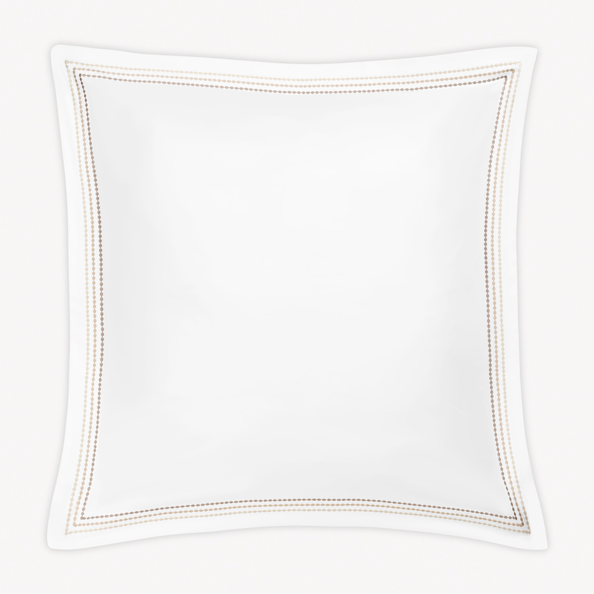 Euro Sham of Matouk Amara Triple Pearl Bedding in Beach