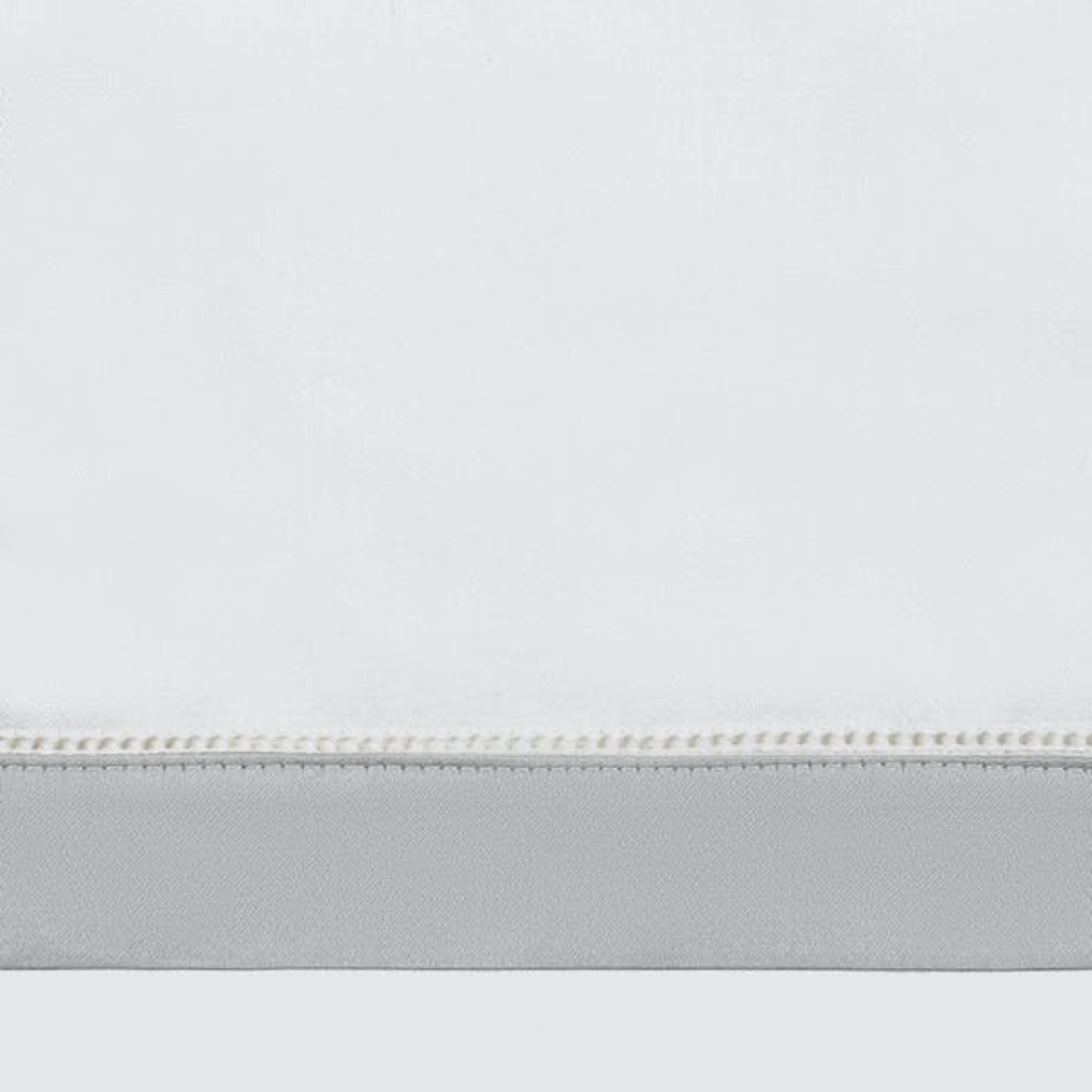 Full View of Matouk Ambrose Bedding Bone/Silver 