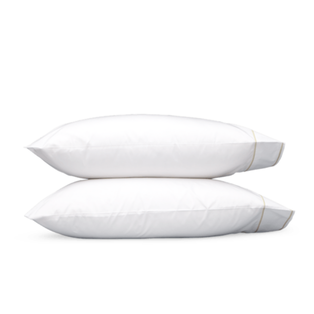 Matouk Ansonia Bedding Collection Pillowcases Almond Fine Linens