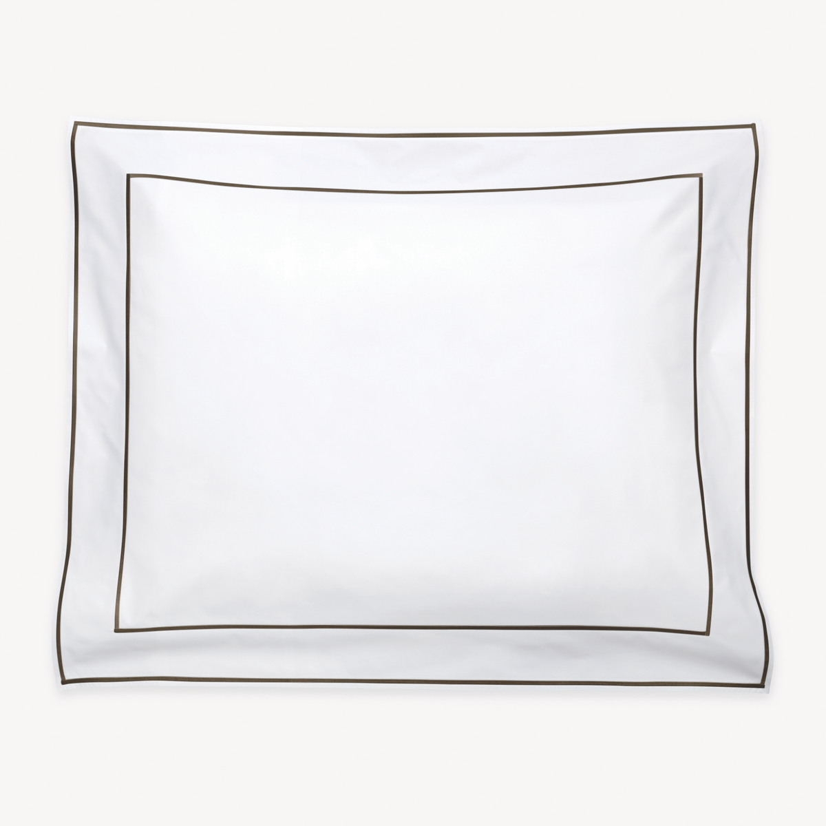 Sham Silo of Matouk Ansonia Bedding in Mocha color