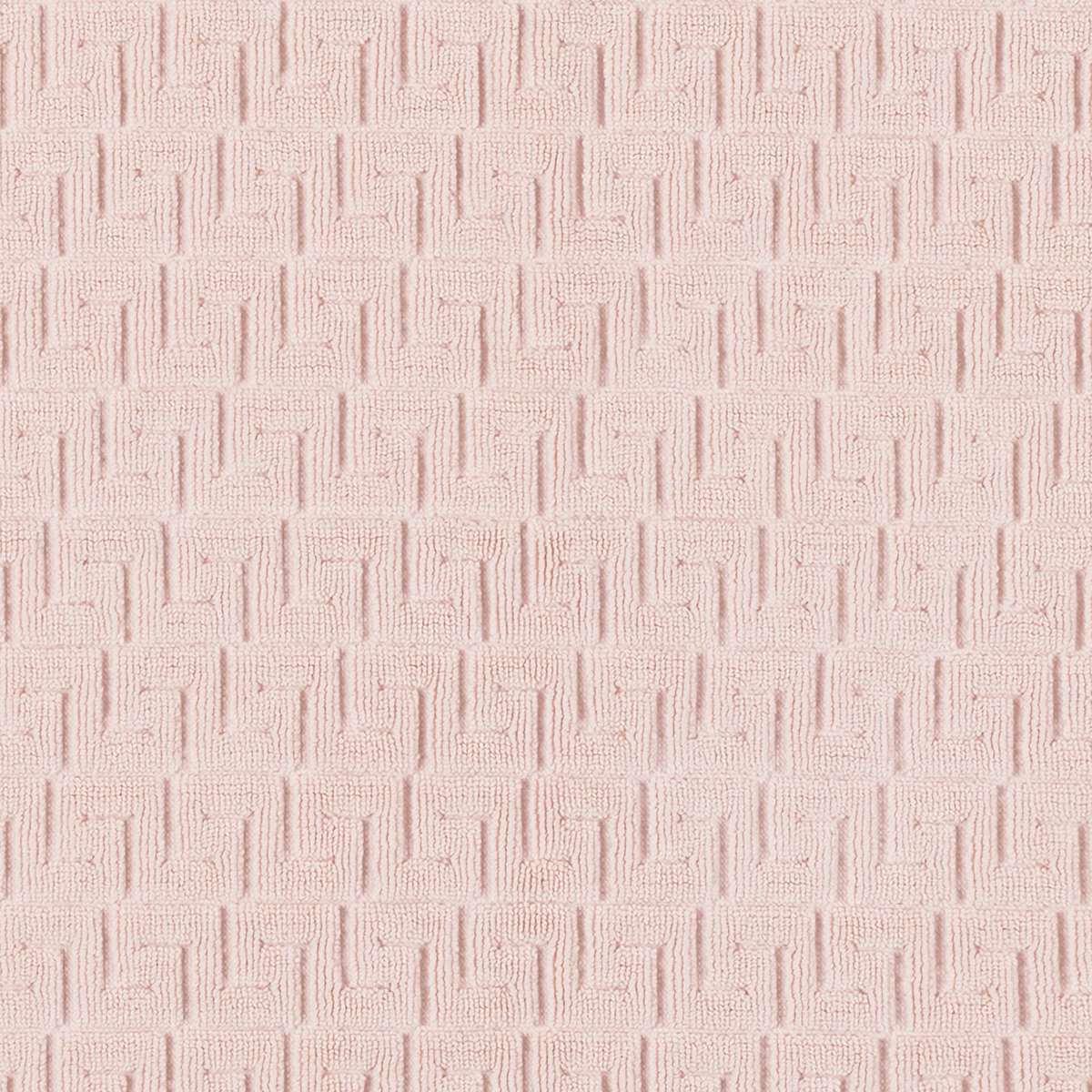 Fabric Closeup of Matouk Schumacher Athena Bath in Blush