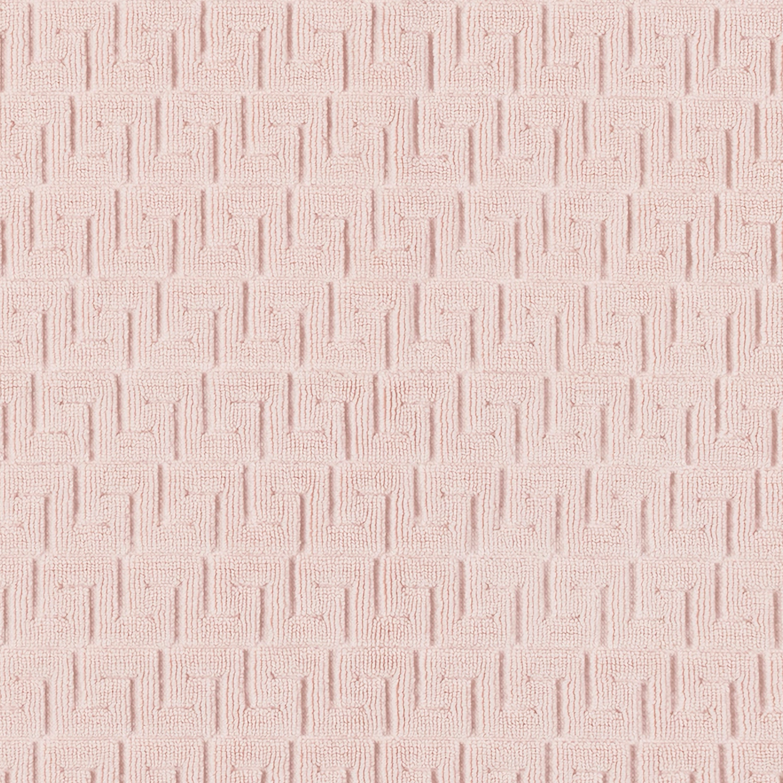 Folded Matouk Schumacher Athena Bath Towels in Blush