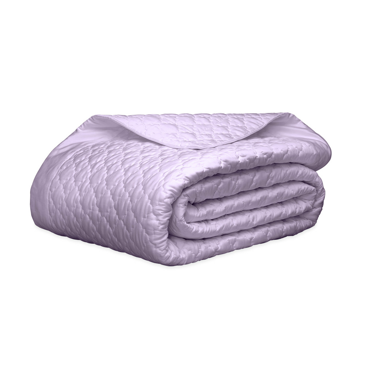 Matouk Ava Bedding Quilt Violet