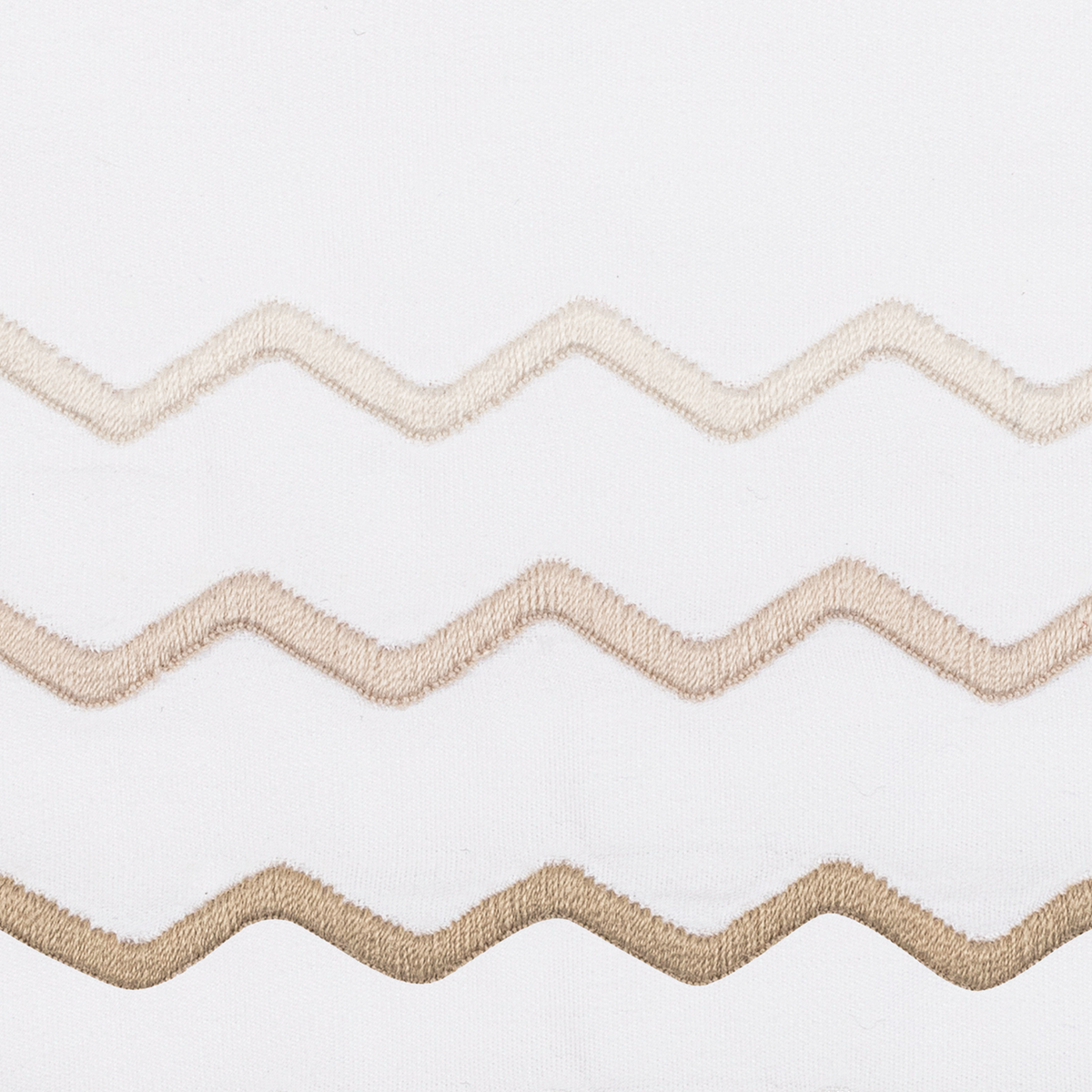 Swatch Sample of Matouk Axel Bedding Collection in Dune color