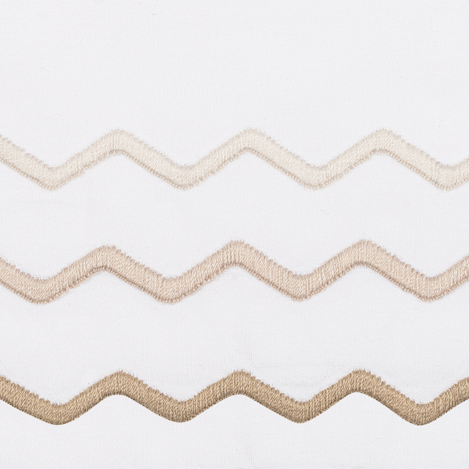 Matouk Axel Bedding in a stack, view of all colors