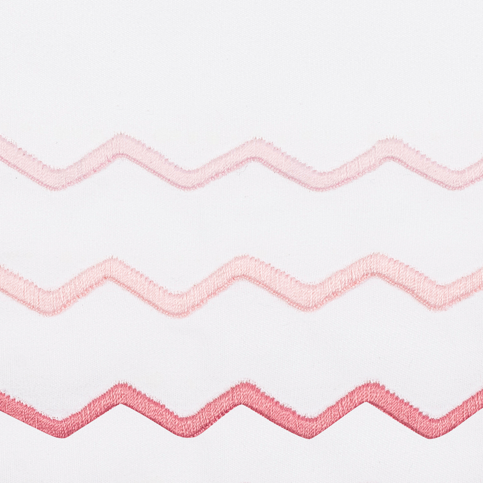 Matouk Axel Bedding in a stack, view of all colors