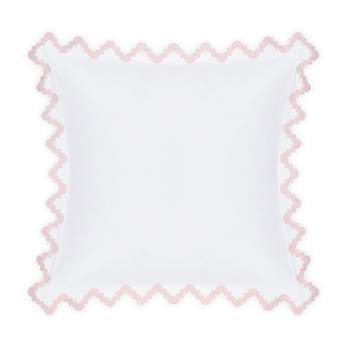 Euro Sham of Matouk Aziza Bedding in Pink Color