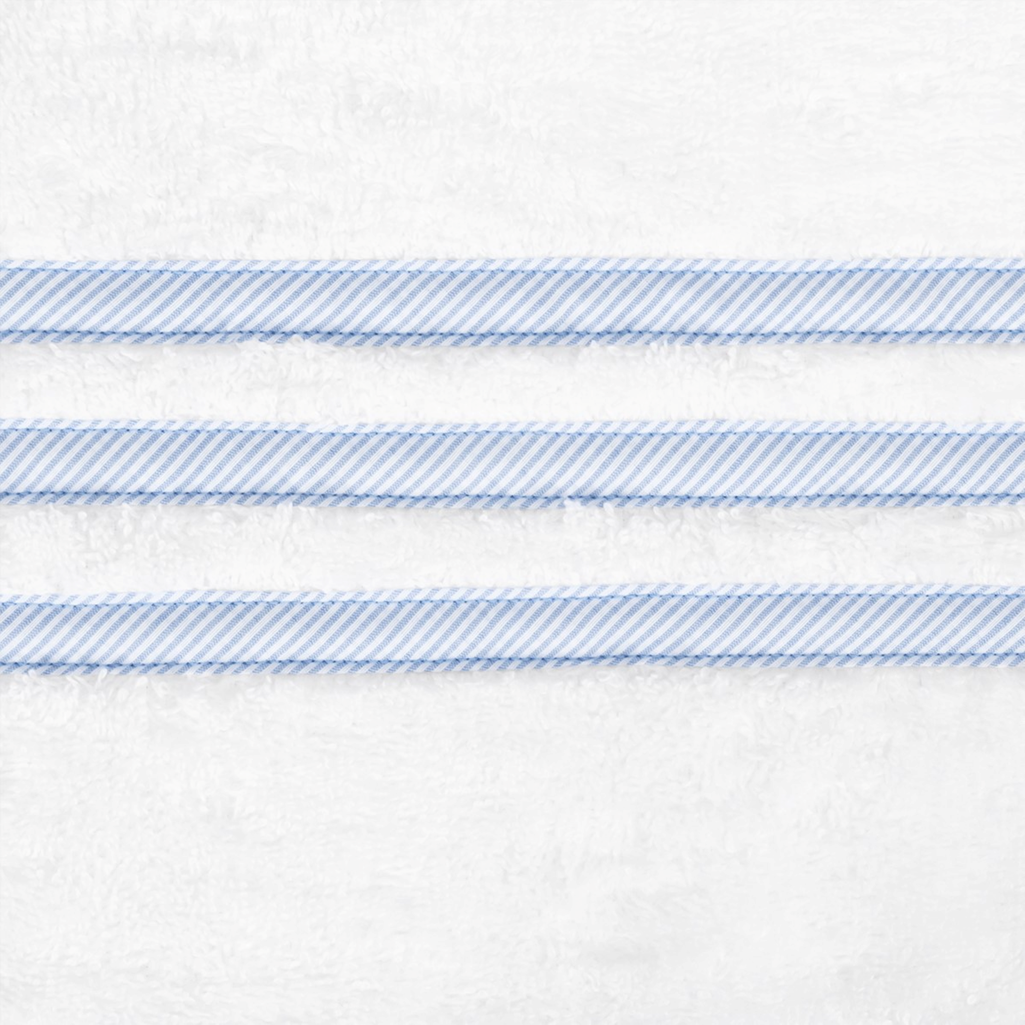 Matouk Beach Road Bath Towels - Wash Towel | Blue Stripe