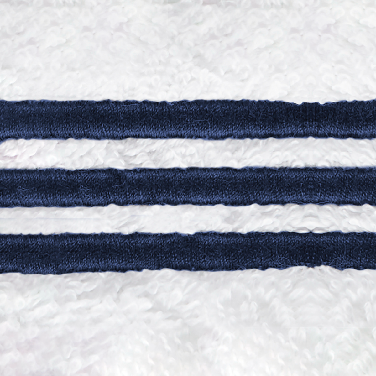 Swatch Sample of Matouk Bel Tempo Bath Towels and Mats in Navy