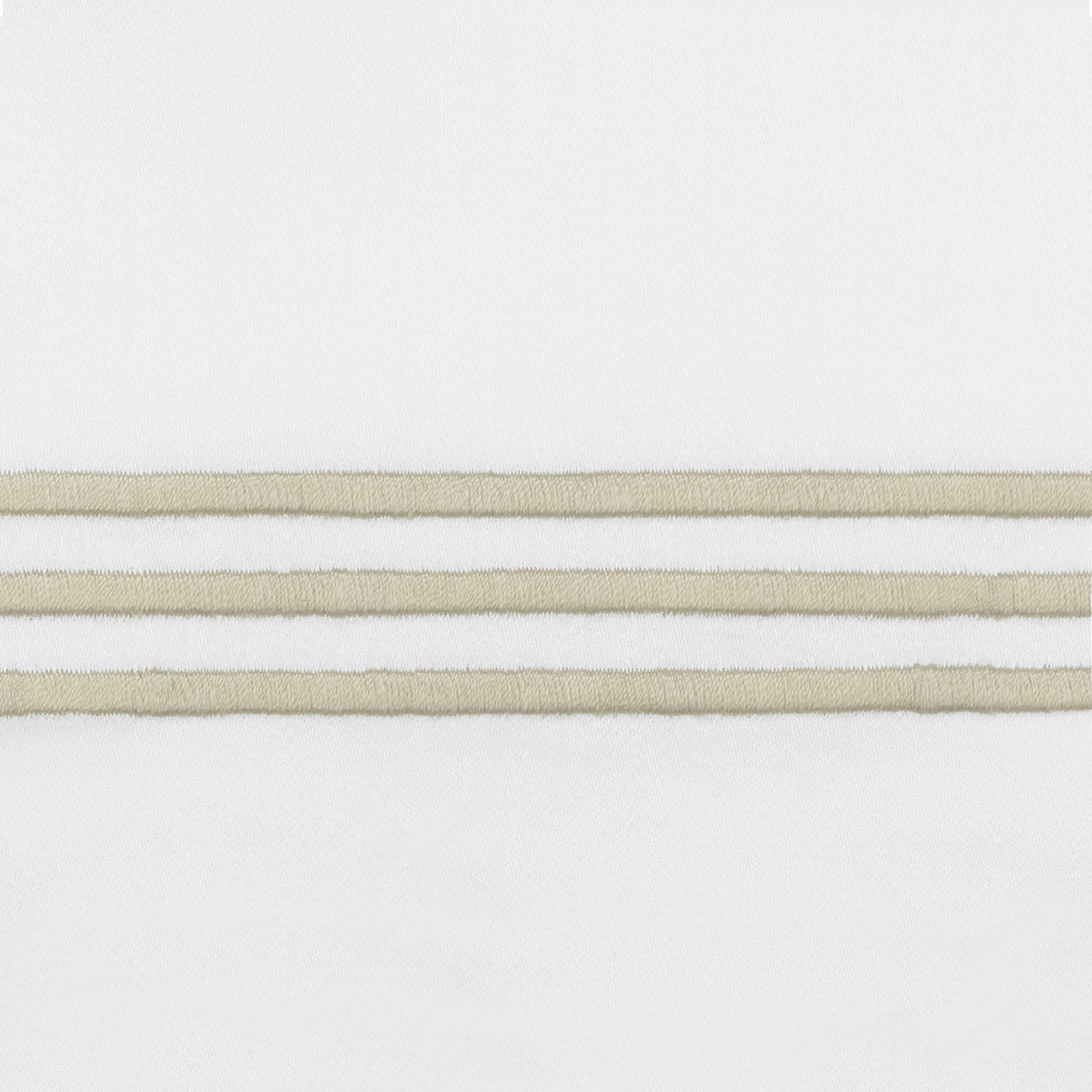 Matouk Bel Tempo Bedding with Almond Swatch