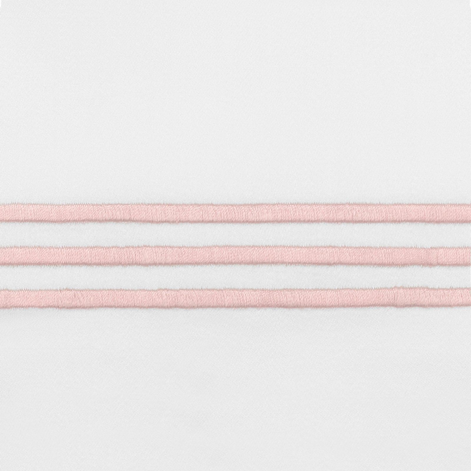 Matouk Bel Tempo Bedding with Blush Swatch