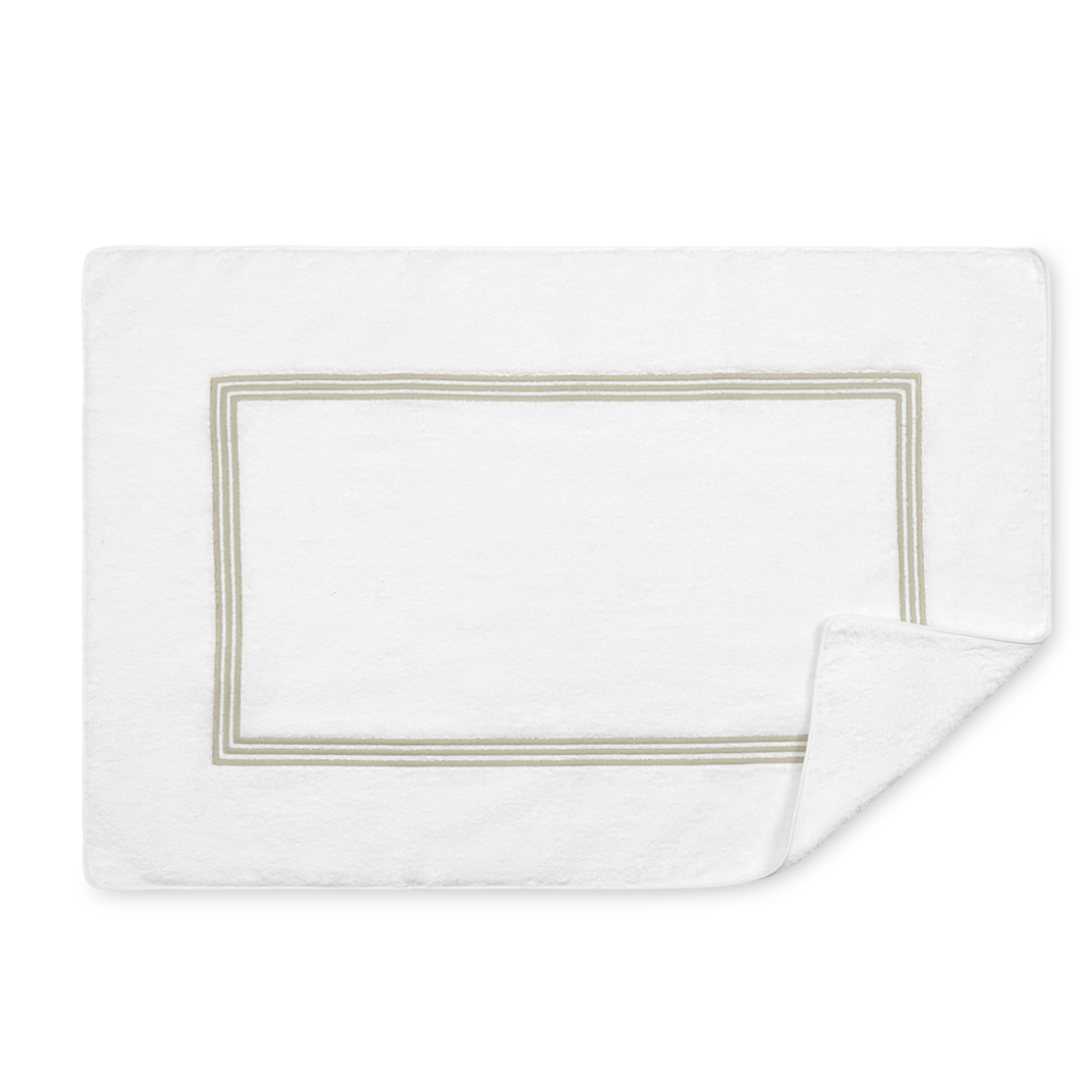 Matouk Bel Tempo Tub Mat - White