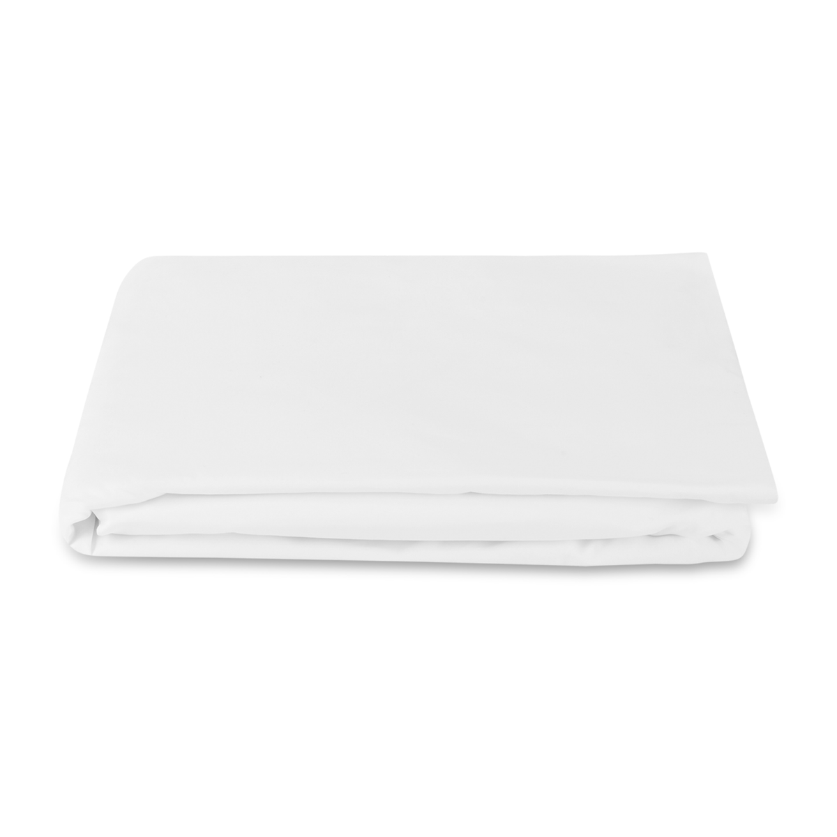 White Folded Fitted Sheet of Matouk Bergamo Bedding