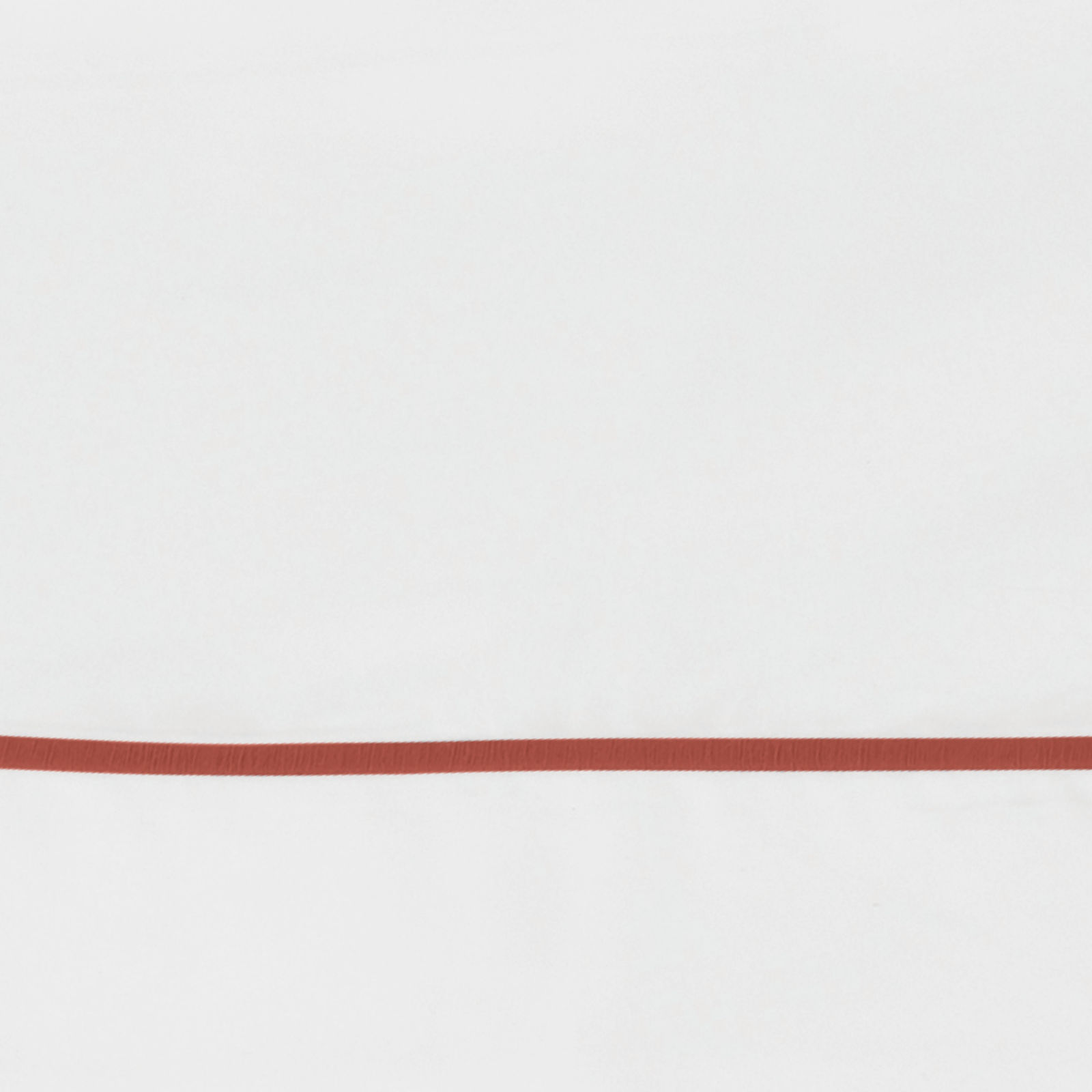 Matouk Bergamo Satin Stitch Bedding Deep Coral