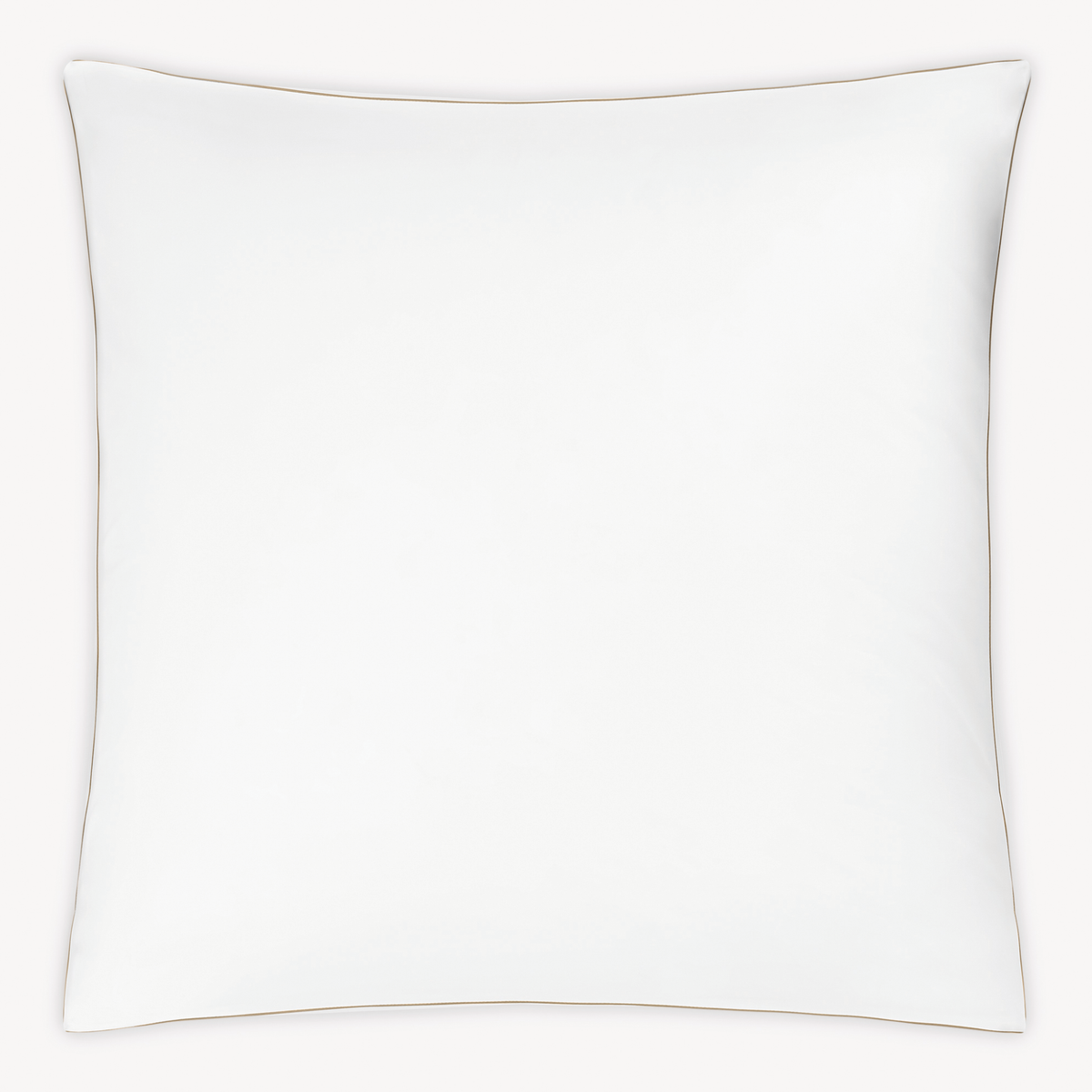 Euro Sham Silo of Matouk Bryant Bedding in Khaki color