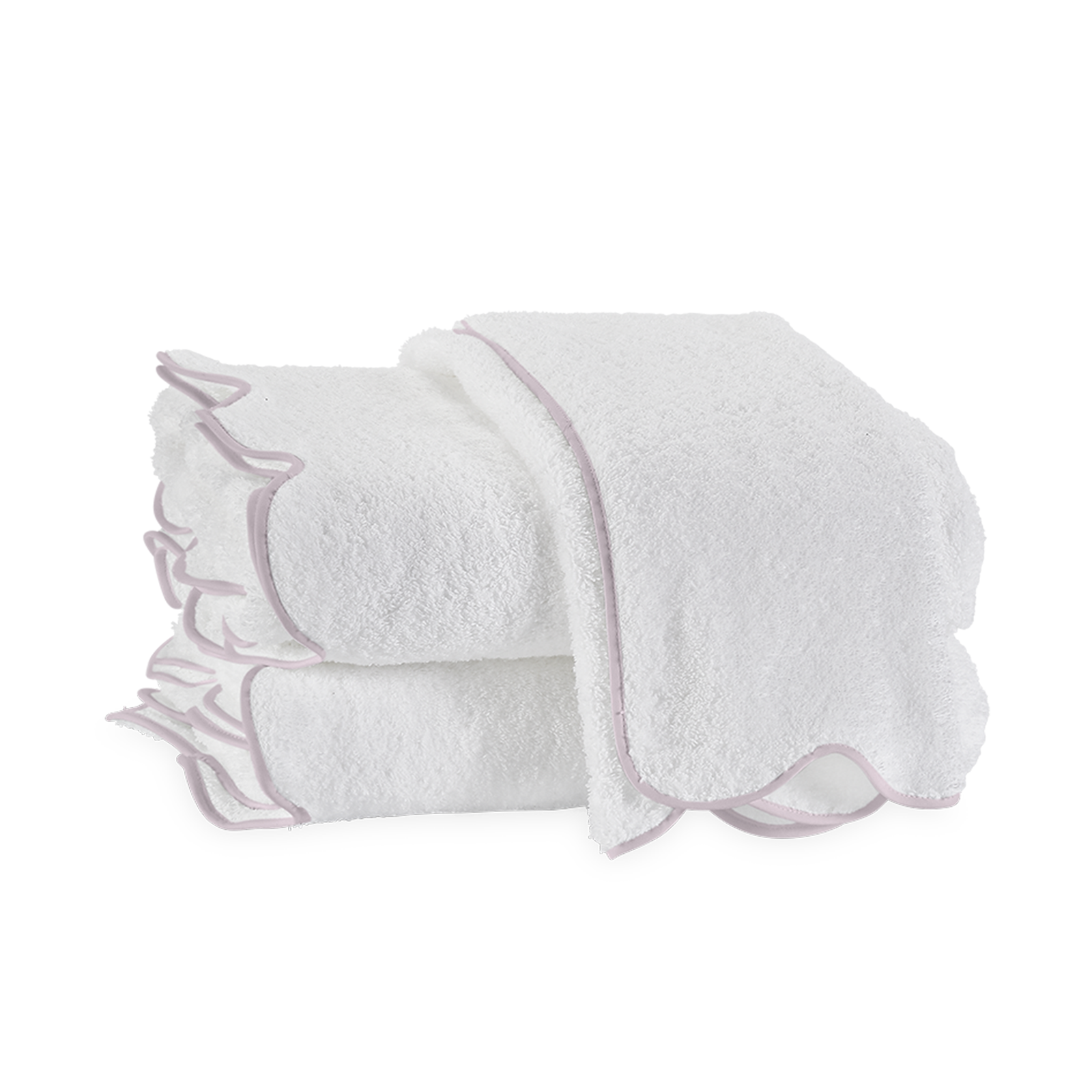 Silo Image of Matouk Cairo Scallop Bath Towels in Color Lilac