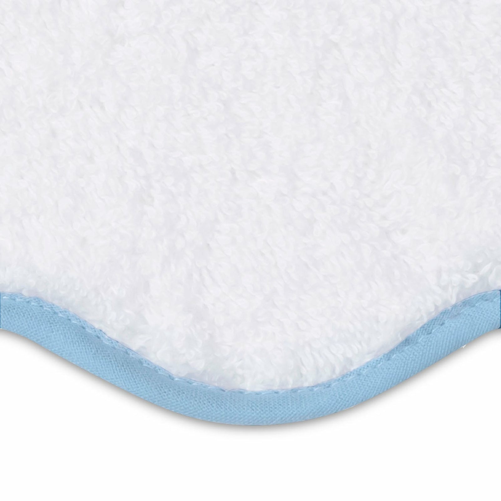 Silo Image of Matouk Cairo Scallop Bath Towels in Color Light Blue