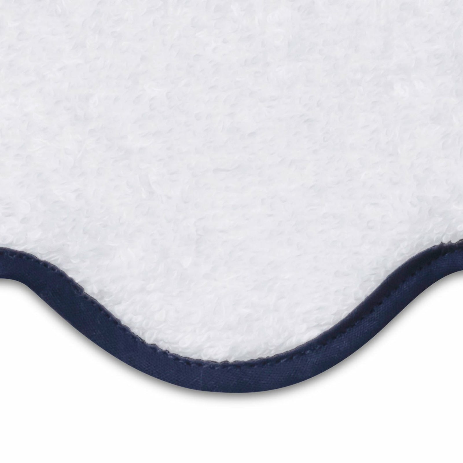 Silo Image of Matouk Cairo Scallop Bath Towels in Color Navy